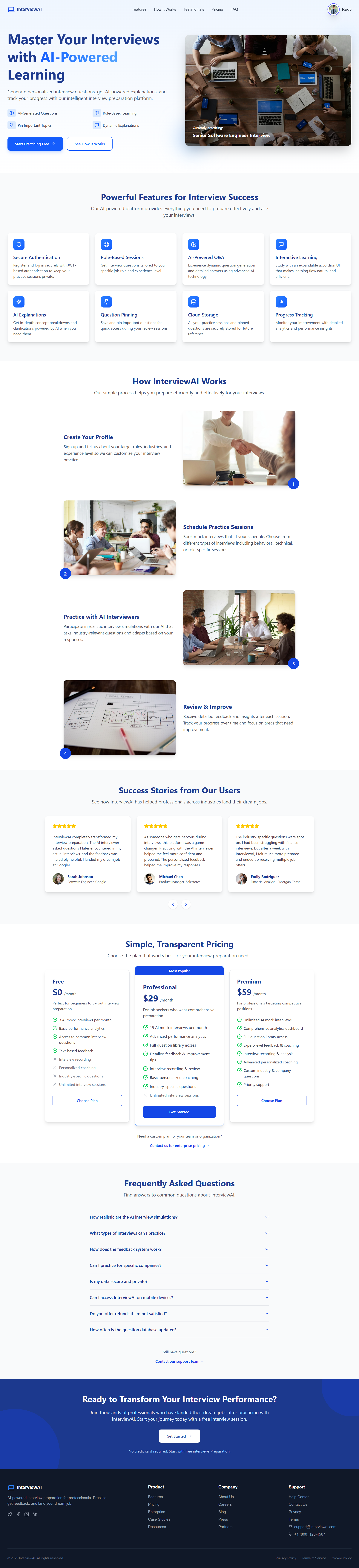 InterviewAI – Smart Interview Preparation App - Image 1